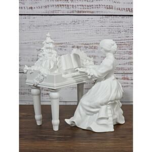 Department 56 Winter Silhouette "Carols Around the Spinet" 7" Tall